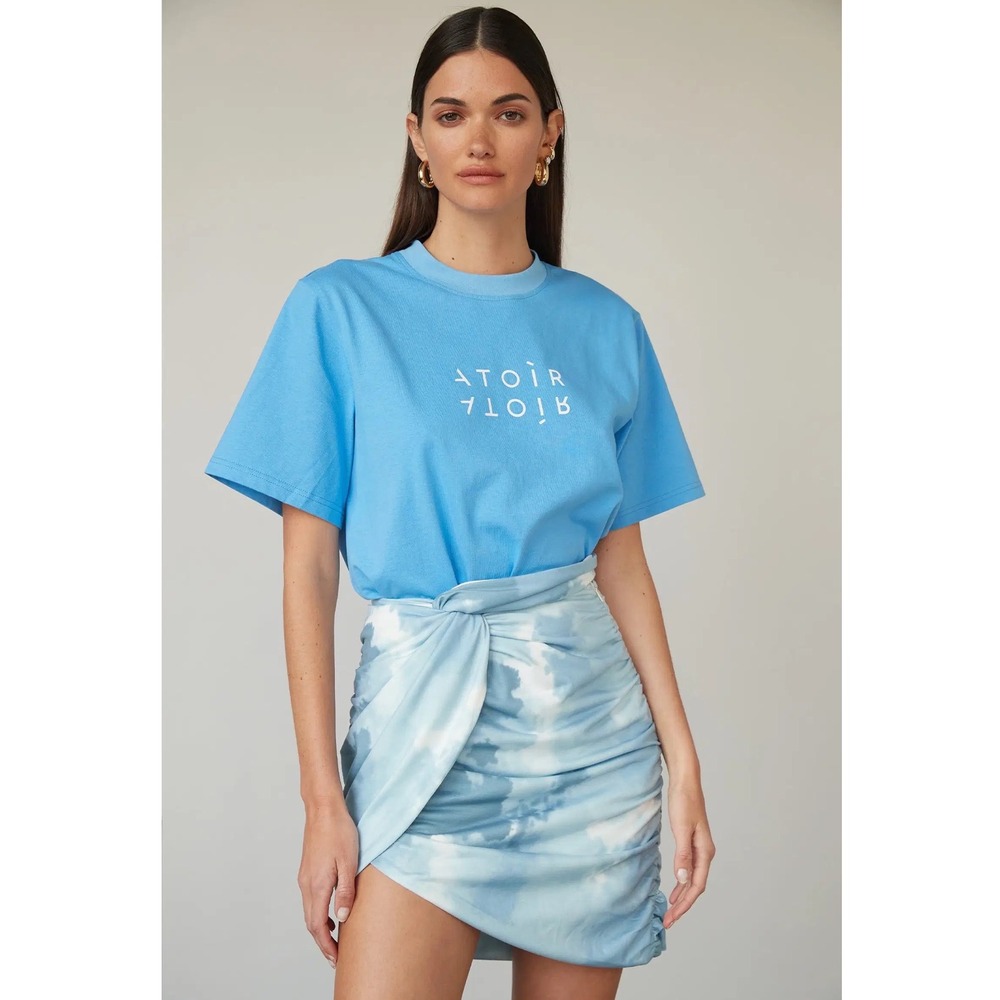 NWT Atoir Nicki Tee & Cassandra Skirt Set Cerulean Blue Sky‎ Size 2